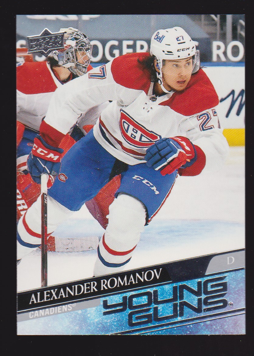 (image for) 2020-21 Upper Deck #455 Alexander Romanov YG RC